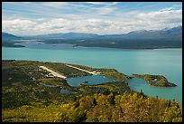 Port Alsworth from Tanalian Mountain. Lake Clark National Park ( color)