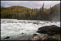 Tanalian River in autumn. Lake Clark National Park ( color)