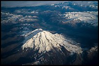 Aerial view of Redoubt Volcano. Lake Clark National Park ( color)