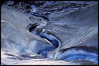 Stream on Root glacier. Wrangell-St Elias National Park, Alaska, USA.