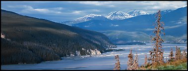 River valley. Wrangell-St Elias National Park (Panoramic color)