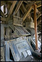 Inside the Kennecott copper concentration plant. Wrangell-St Elias National Park, Alaska, USA.