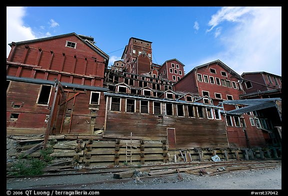 Historic Kennecott Mill. Wrangell-St Elias National Park, Alaska, USA.