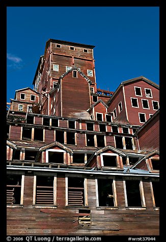 Historic Kennecott copper mill. Wrangell-St Elias National Park (color)