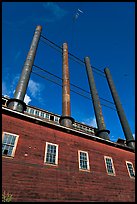 Historic Kennecott power plant. Wrangell-St Elias National Park, Alaska, USA. (color)