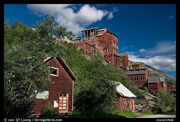 Kennecott mill town. Wrangell-St Elias National Park, Alaska, USA.