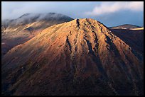 Boyden Hills, sunset. Wrangell-St Elias National Park ( color)