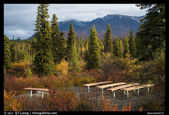Amphitheater, Kendesnii campground. Wrangell-St Elias National Park (color)