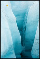 Waterfall, Root Glacier. Wrangell-St Elias National Park ( color)