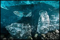 Glacier cave wall. Wrangell-St Elias National Park ( color)