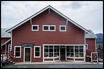 Kennecott post office reconverted into visitor center. Wrangell-St Elias National Park, Alaska, USA.