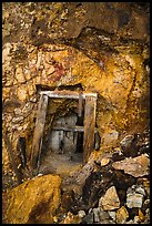 Upper Rambler Mine entrance. Wrangell-St Elias National Park ( color)