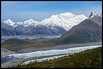 Donoho Basin and Mt Blackburn. Wrangell-St Elias National Park ( color)