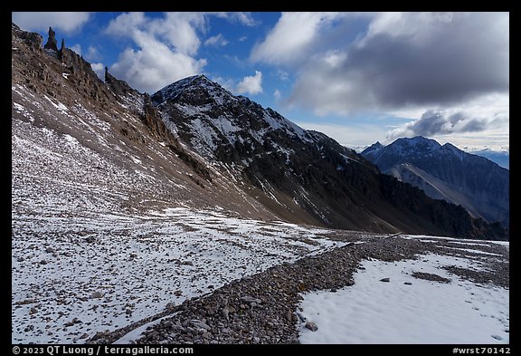 Basin below Bonanza Mine. Wrangell-St Elias National Park (color)