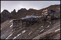 Bonanza Mine and Bonanza Ridge. Wrangell-St Elias National Park ( color)