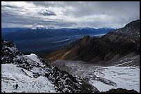 Glacier Mine and Wrangell Mountains. Wrangell-St Elias National Park ( color)