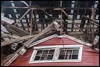 Collapsed building, Kennicott. Wrangell-St Elias National Park ( color)