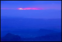 Ray of light at sunset. Big Bend National Park, Texas, USA. (color)