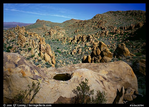 Boulders in Grapevine mountains. Big Bend National Park (color)