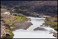 Rio Grande River canyon from above. Big Bend National Park, Texas, USA.