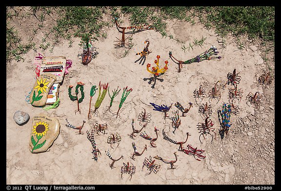 Mexican crafts for sale. Big Bend National Park (color)