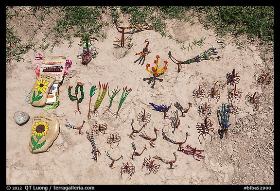 Mexican crafts for sale. Big Bend National Park, Texas, USA.