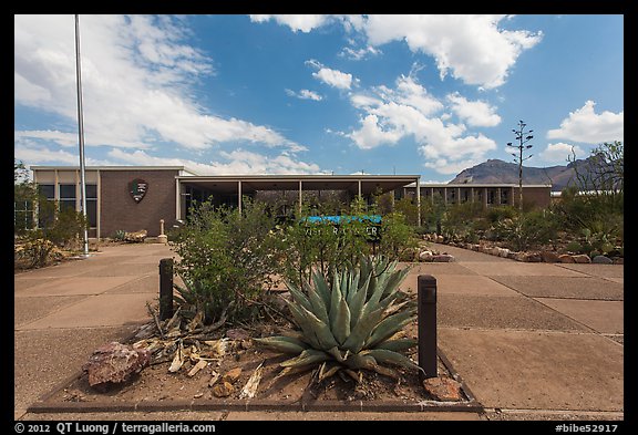 Panther Junction visitor center. Big Bend National Park (color)