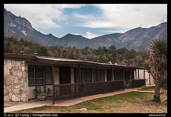 Guestrooms, Chisos Mountain Lodge. Big Bend National Park, Texas, USA.