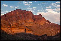 Pena Mountain at sunset. Big Bend National Park ( color)