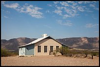 Castolon house and Sierra Ponce Mountains. Big Bend National Park ( color)