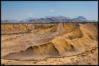 Eroded canyon near Maverick Junction. Big Bend National Park, Texas, USA. (color)