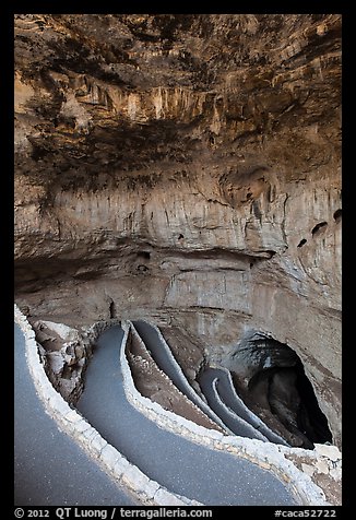 Cave natural entrance. Carlsbad Caverns National Park (color)
