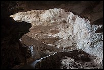 Natural entrance from below. Carlsbad Caverns National Park, New Mexico, USA. (color)