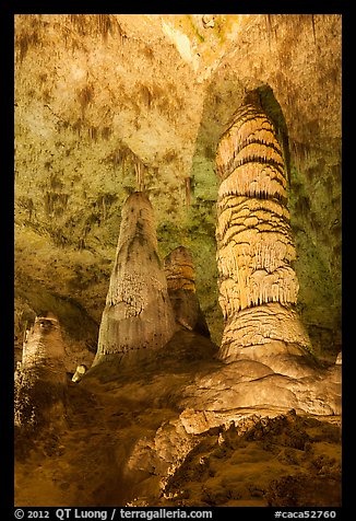 Giant Dome and Twin Domes. Carlsbad Caverns National Park, New Mexico, USA.