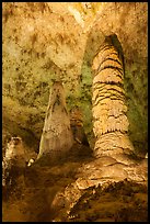 Giant Dome and Twin Domes. Carlsbad Caverns National Park, New Mexico, USA. (color)