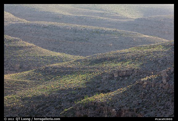 Desert ridges. Carlsbad Caverns National Park (color)