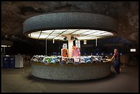 Souvenir shop, Underground rest area. Carlsbad Caverns National Park, New Mexico, USA. (color)