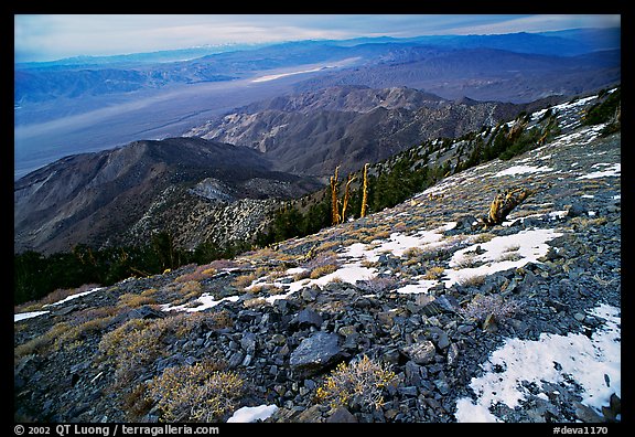 View from Telescope Peak. Death Valley National Park, California, USA.