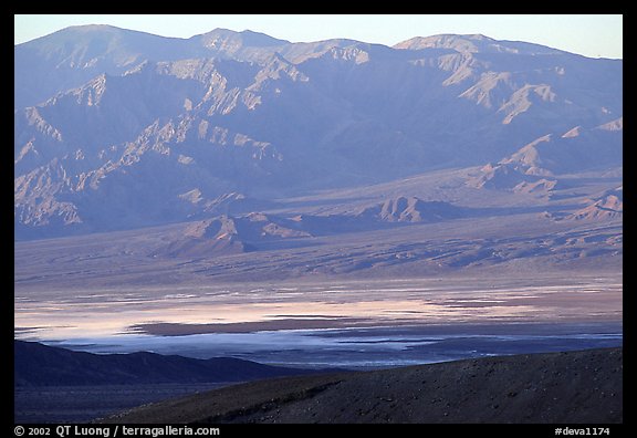 Valley and mountains. Death Valley National Park, California, USA.