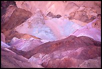 Colorful mineral deposits in Artist's palette. Death Valley National Park ( color)