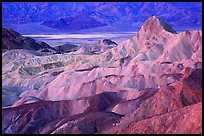 Zabriskie point, dawn. Death Valley National Park, California, USA. (color)