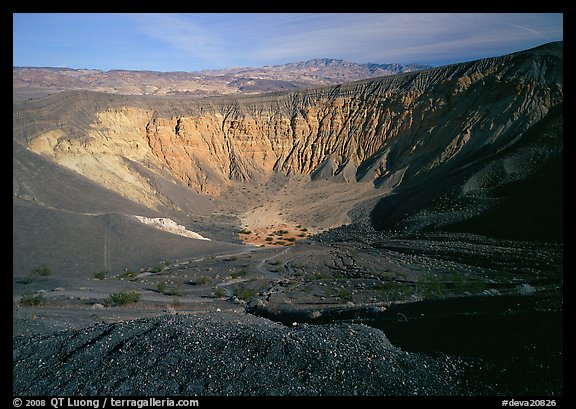 Ubehebe Crater. Death Valley National Park (color)