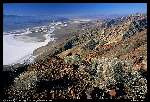 Dante's view, afternoon. Death Valley National Park (color)