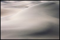 Sensuous forms in the sand, Mesquite Dunes, morning. Death Valley National Park, California, USA.