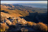 Looking towards the north from Aguereberry point, early morning. Death Valley National Park ( color)