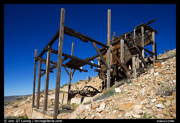 Cashier mine near Eureka mine, morning. Death Valley National Park (color)