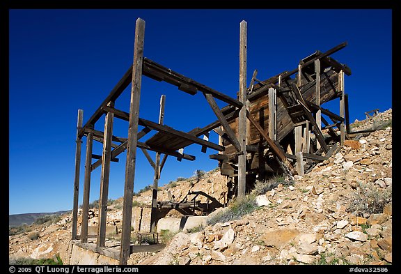 Cashier mine near Eureka mine, morning. Death Valley National Park, California, USA.