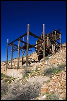 Abandonned Cashier mine, morning. Death Valley National Park ( color)