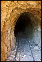 Gallery of Cashier mine, morning. Death Valley National Park ( color)