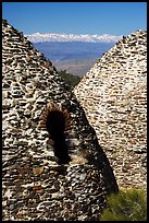 Charcoal kilns with Sierra Nevada in backgrond. Death Valley National Park ( color)